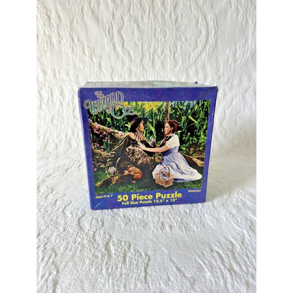 VTG The Wizard Of Oz Puzzle 50 Pieces ALL INC Dorothy And Scarecrow Puzzle 2002